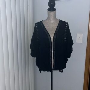 Vince Camuto Embroidered Flowers Sweater.  One Size.